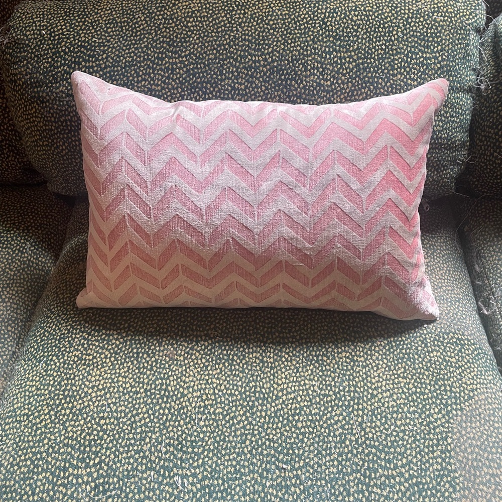 Vintage Galbraith & Paul Hand Block Printed Throw Pillow